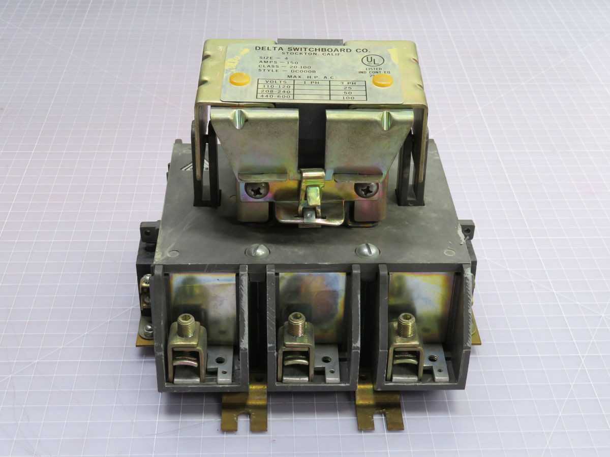 Delta Switchboard DC000B Contactor T251275 - High Performance Electrical Component - DC CONTACTOR