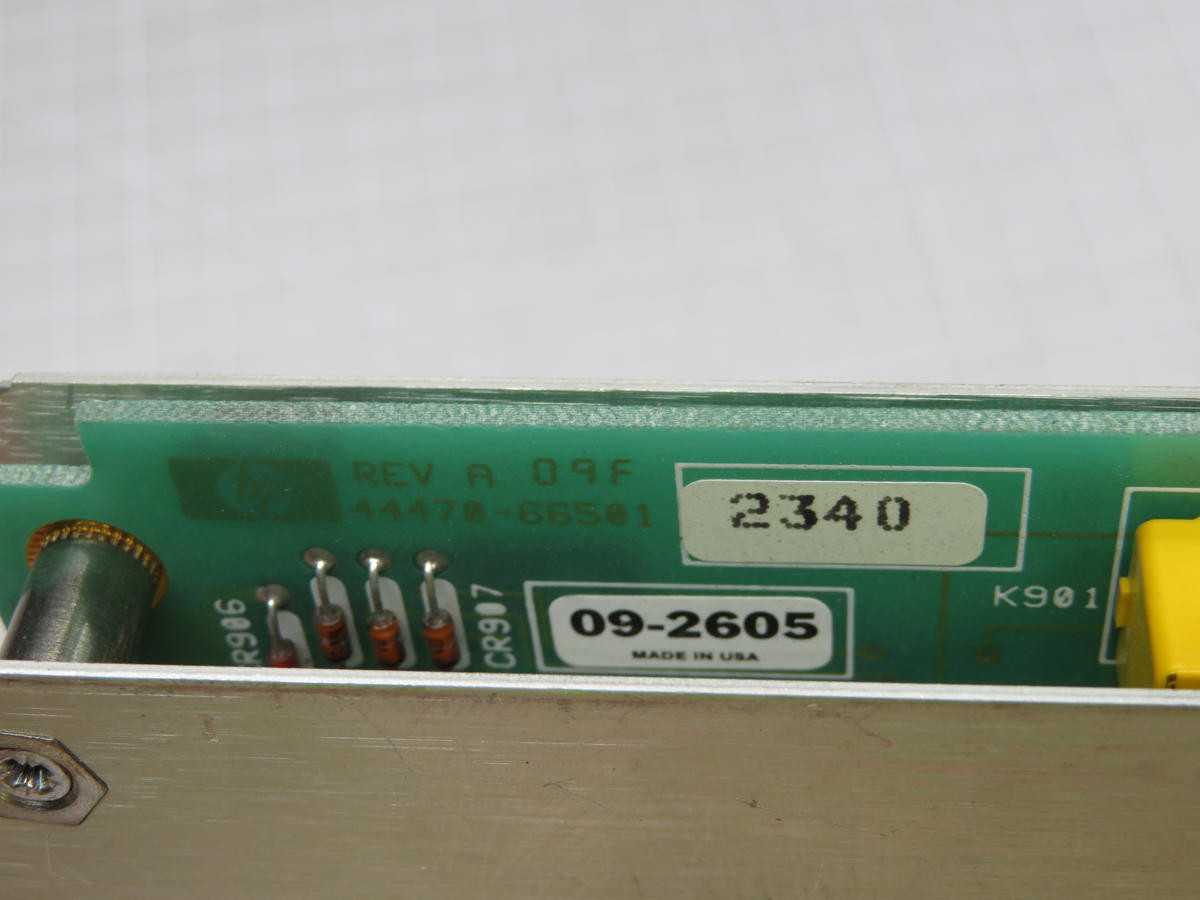 HP 44478-66501 MUX50 OHMS MULTIPLEXER MODULE PCB CARD T205696 - PCB CIRCUIT BOARDS