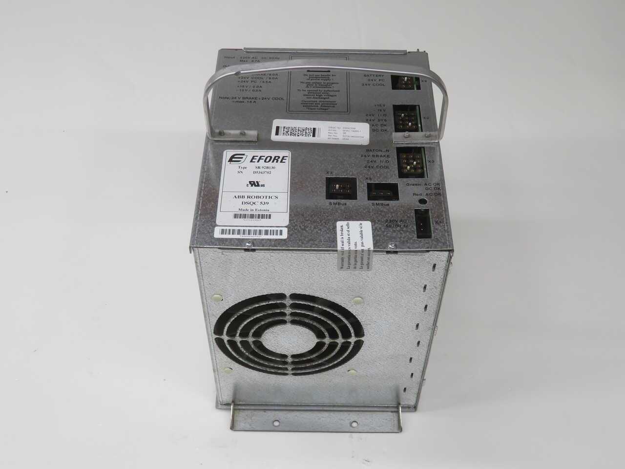 ABB DSQC 539 SR 92B130 POWER SUPPLY T271823 - AC VFD DRIVES