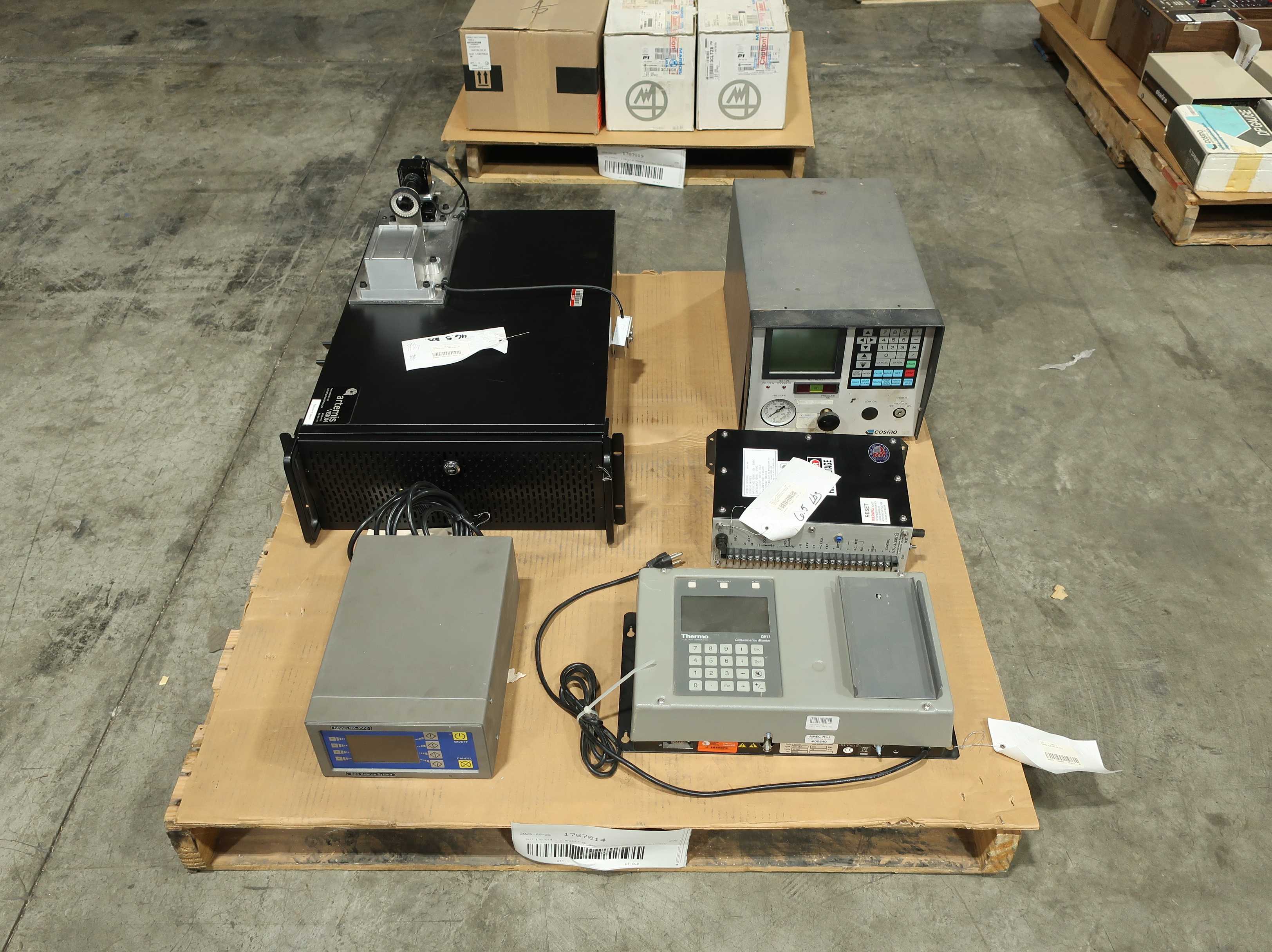 SKU 1787814 - PALLET OF ASSORTED ELECTRIC TEST EQUIPMENT - ELECTRICAL TESTING EQUIPMENT