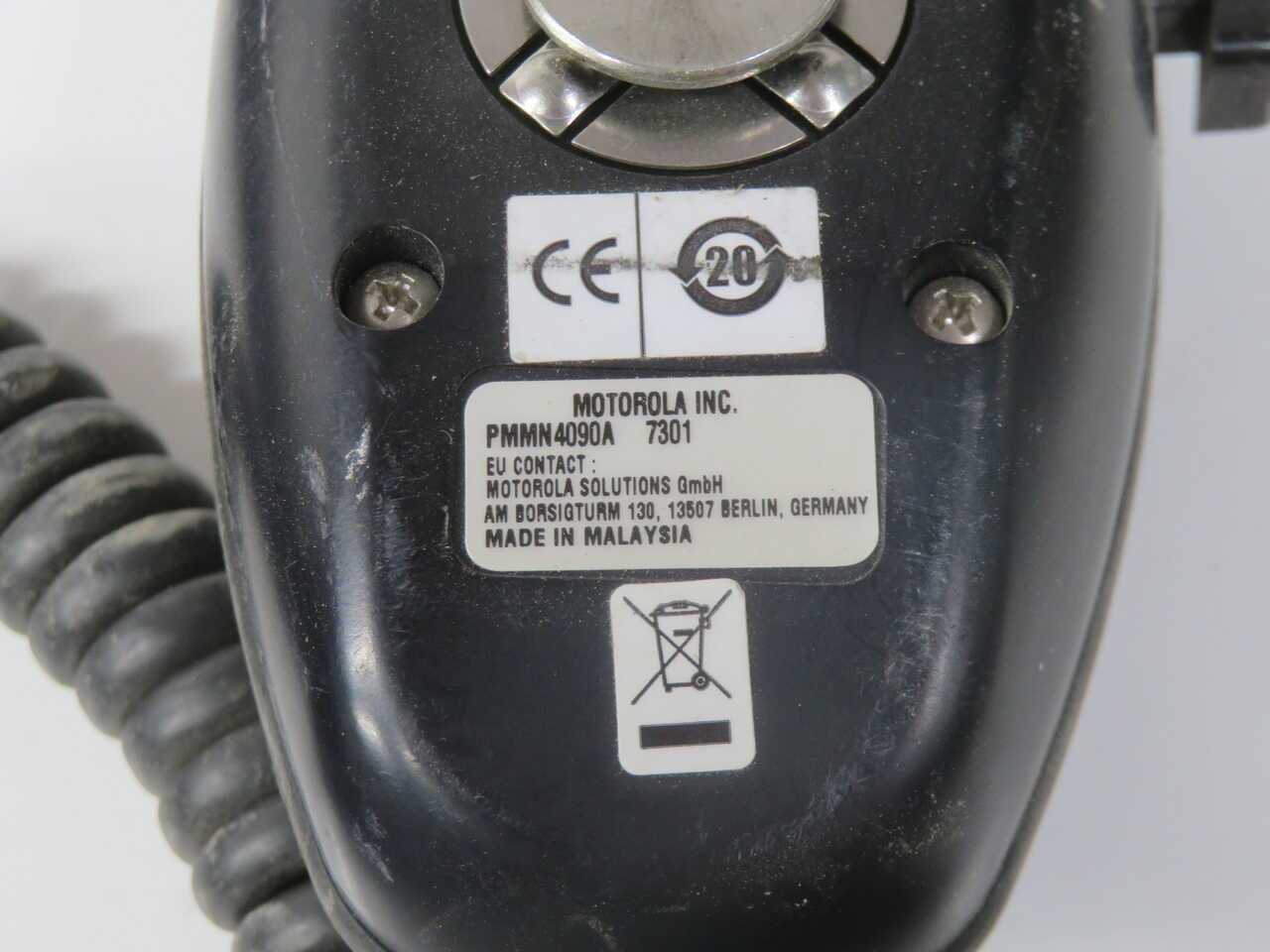 LOT OF 30 MOTOROLA HMN 1035C HEAVY DUTY PALM MICROPHONE T270751 - OPERATOR CONTROLS