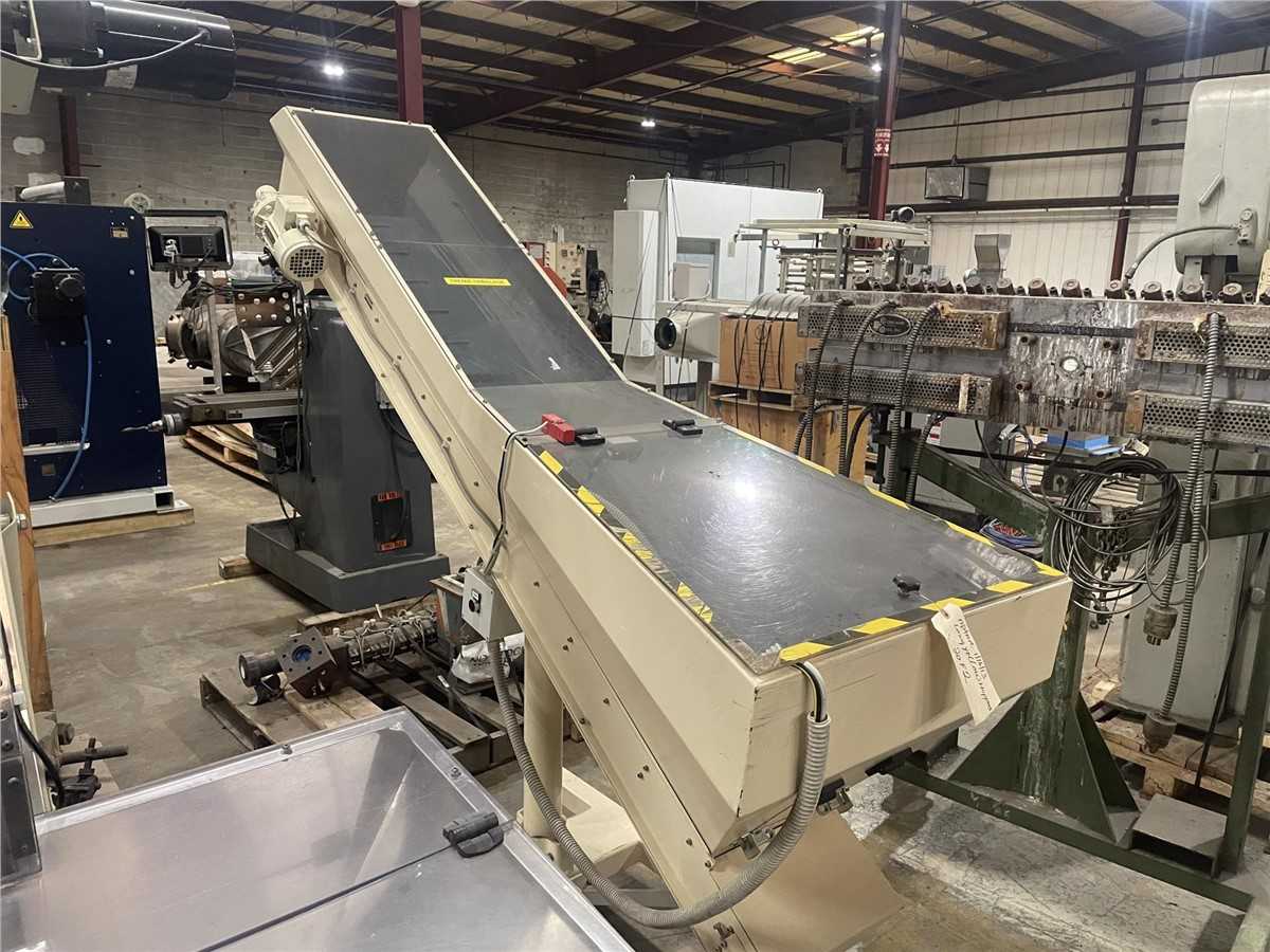 Valois Portable Elevator Hopper Conveyor 11.5" W X 72" L - CONVEYORS