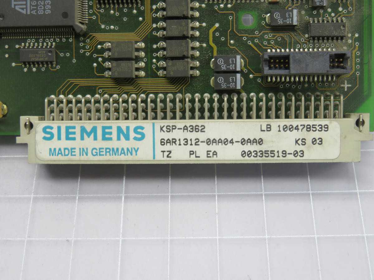 SIEMENS 6AR1312-0AA04-0AA0 KSP-A362 AXIS CONTROL BOARD ACHSE 1 X AC T221755 - PCB CIRCUIT BOARDS