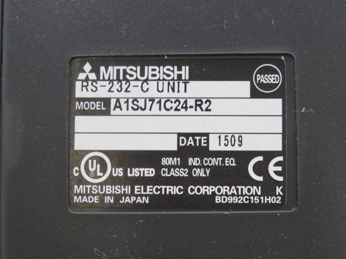 MITSUBISHI A1SJ71C24-R2 COMMUNICATIONS MODULE T260112 - PLC MODULES