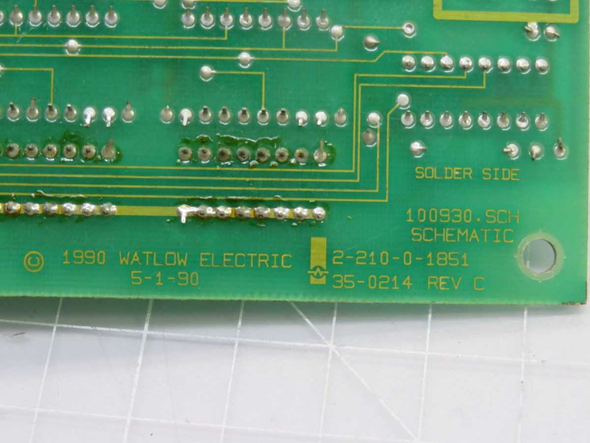 WATLOW 2-210-0-1851 CONTROL BOARD T258008 - CONTROL CABINETS