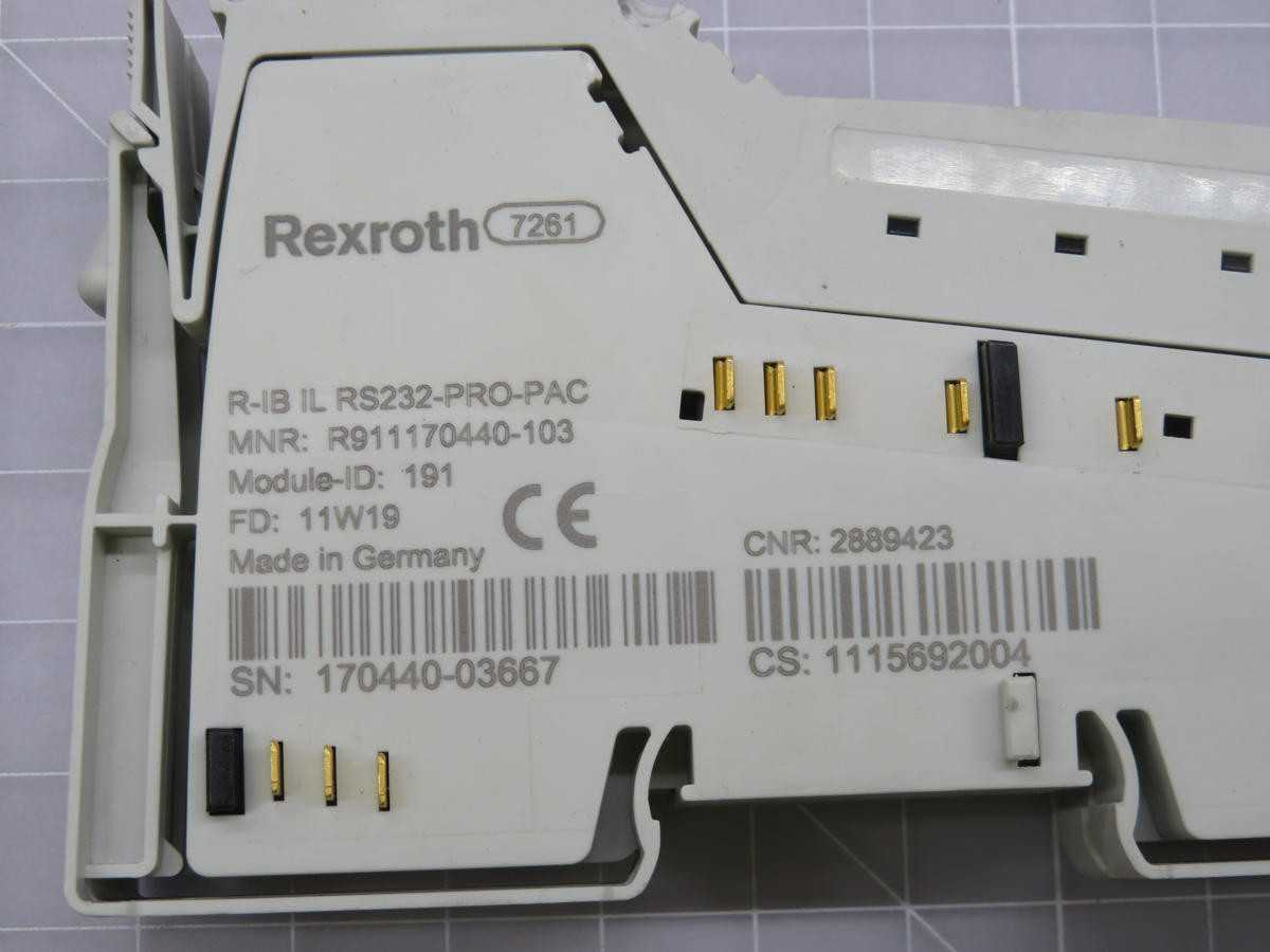 REXROTH R911170440 103 CLAMP TERMINAL MODULE T219940 - TERMINAL BLOCKS