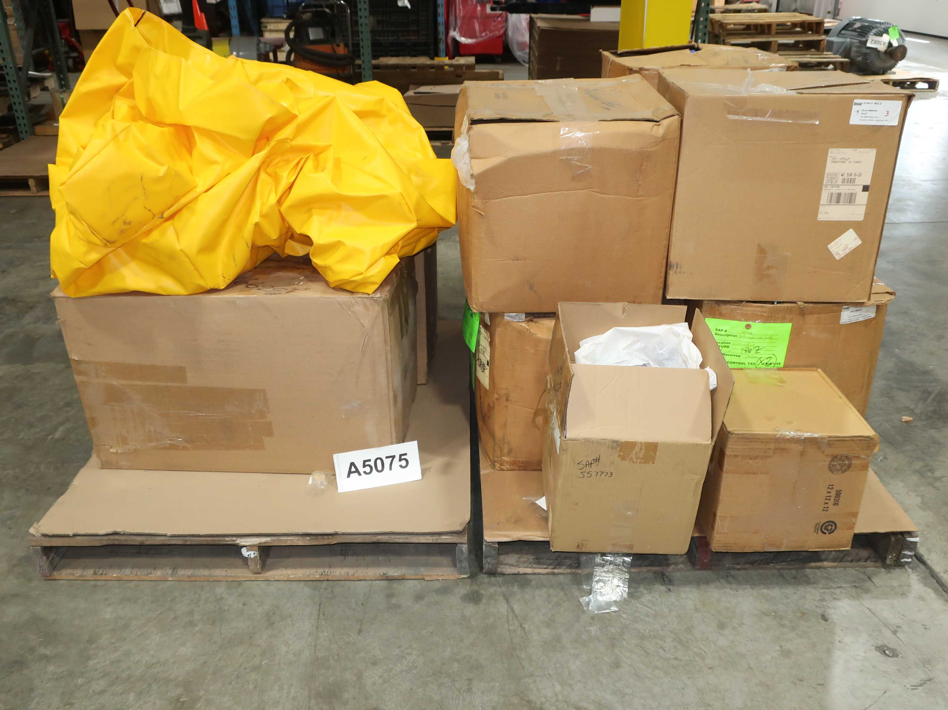 2 PALLETS OF ASSORTED ROBOT SUITS - ROBOT PARTS
