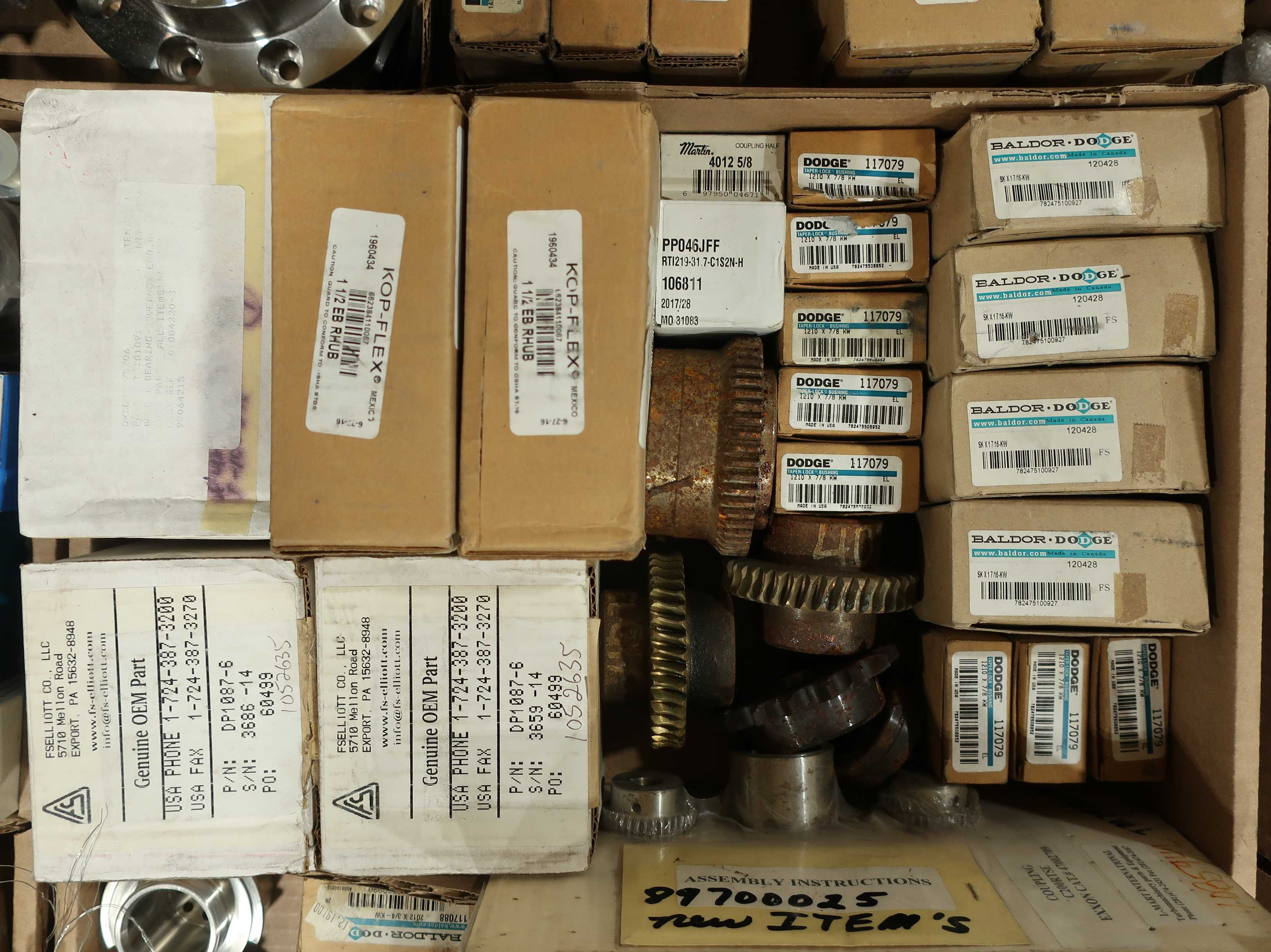 SKU 1775523 - 4 PALLETS OF ASSORTED POWER TRANSMISSION - POWER TRANSMISSION