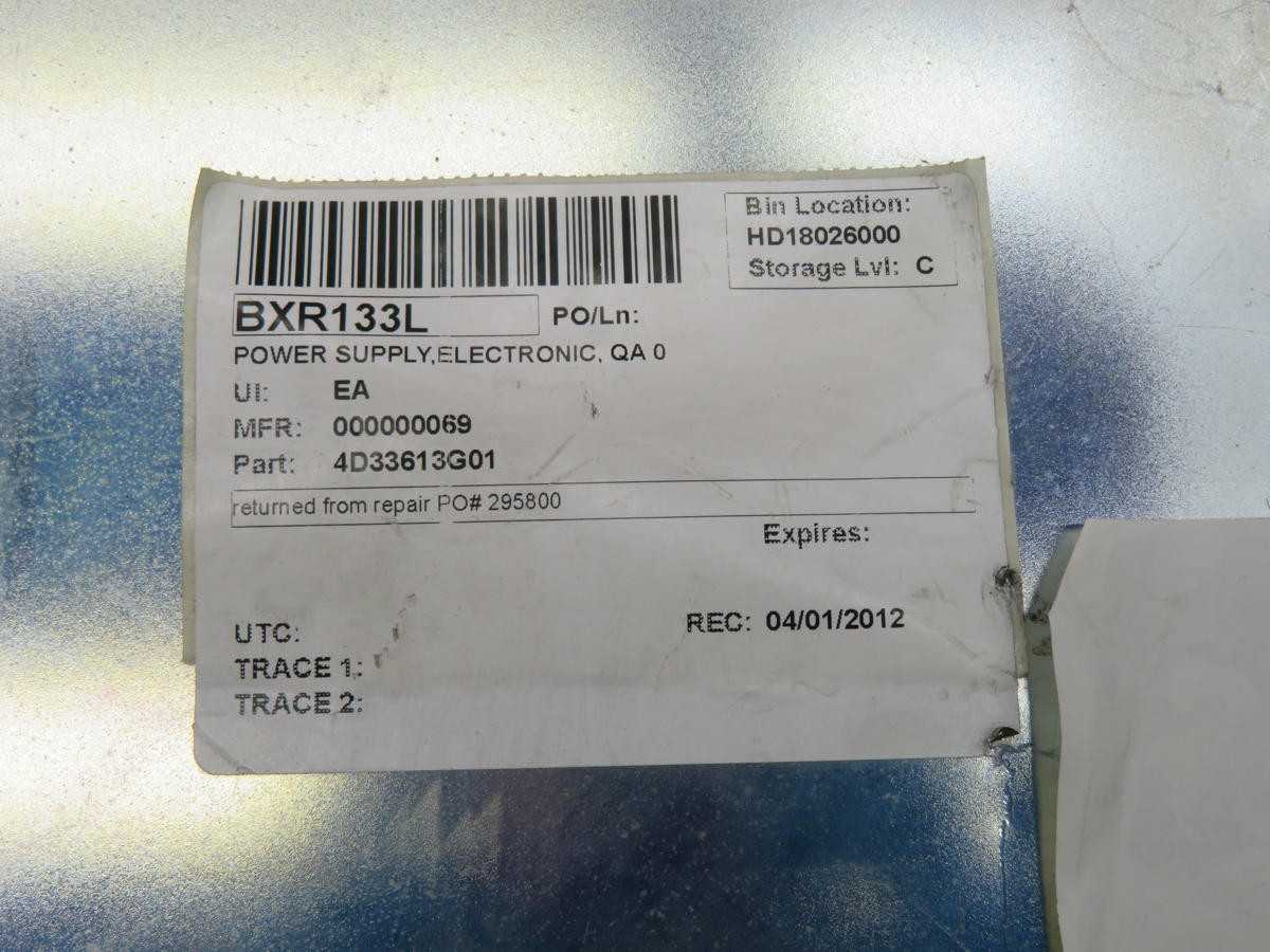 WESTINGHOUSE 4D33613G01 MMI POWER SUPPLY ASSEMBLY T216402 - PLC MODULES