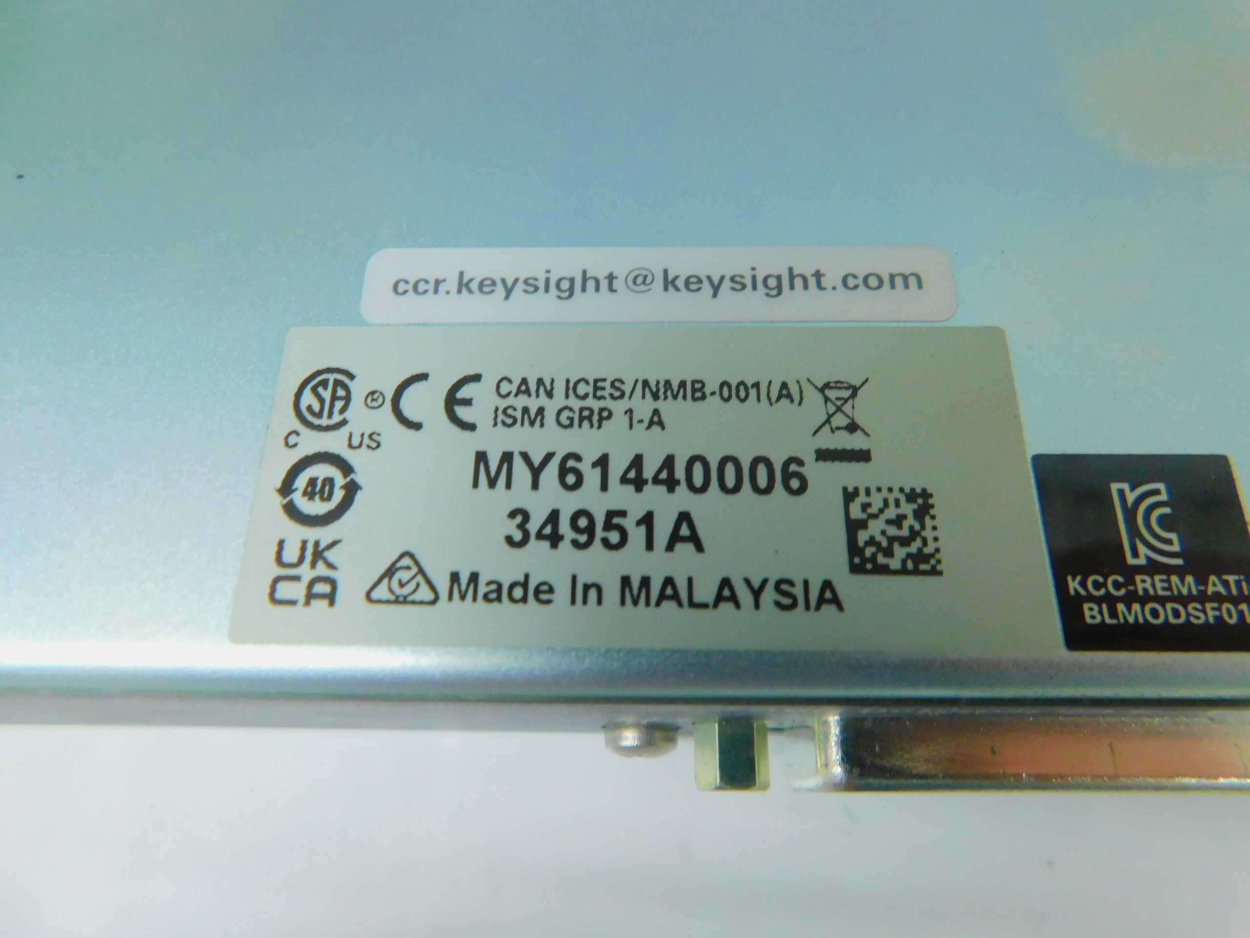 KEYSIGHT 34951A 4 CH. ISOLATED DAC M7852 - SWITCHES