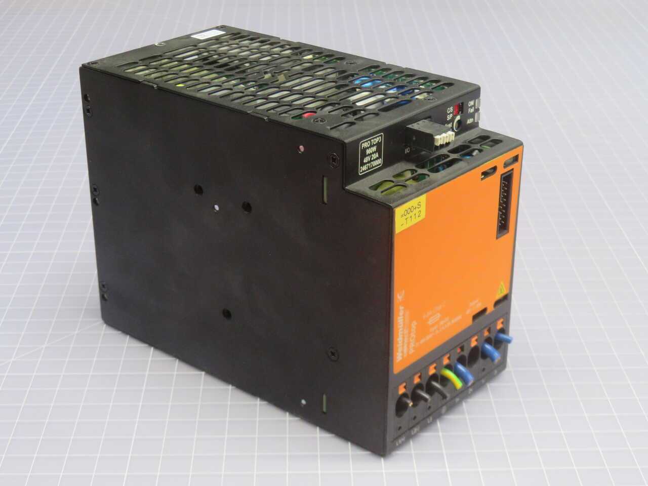 WEIDMULLER 2467170000 DIN-RAIL MOUNT SWITCH-MODE POWER SUPPLY - POWER SUPPLIES