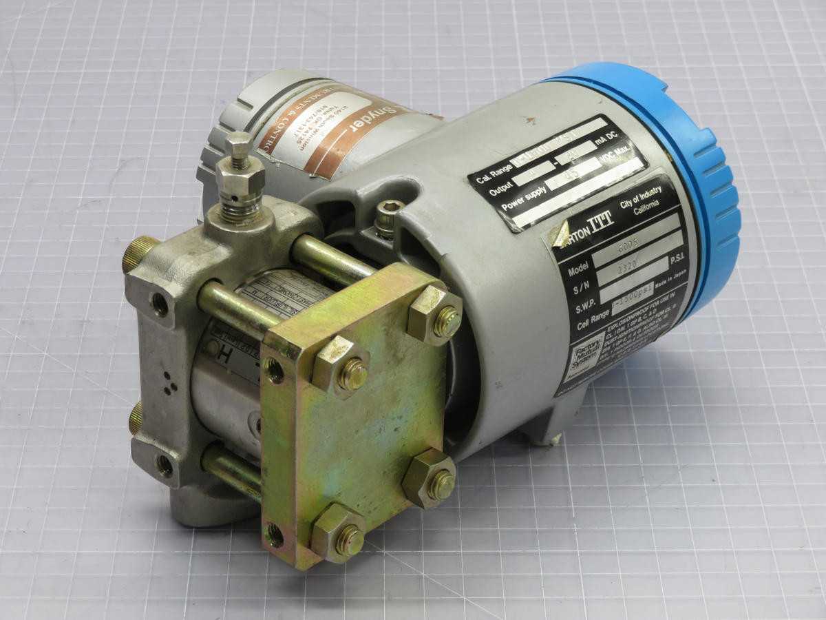 ITT 6005 Pressure Transmitter T216906 - Reliable Performance for Your Applications - PRESSURE TRANSMITTER