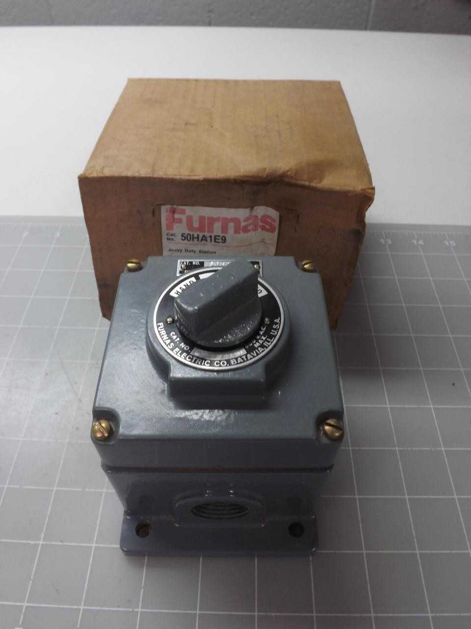 FURNAS 50HA1E9 SELECTOR SWITCH T49809 - DISCONNECT SWITCHES
