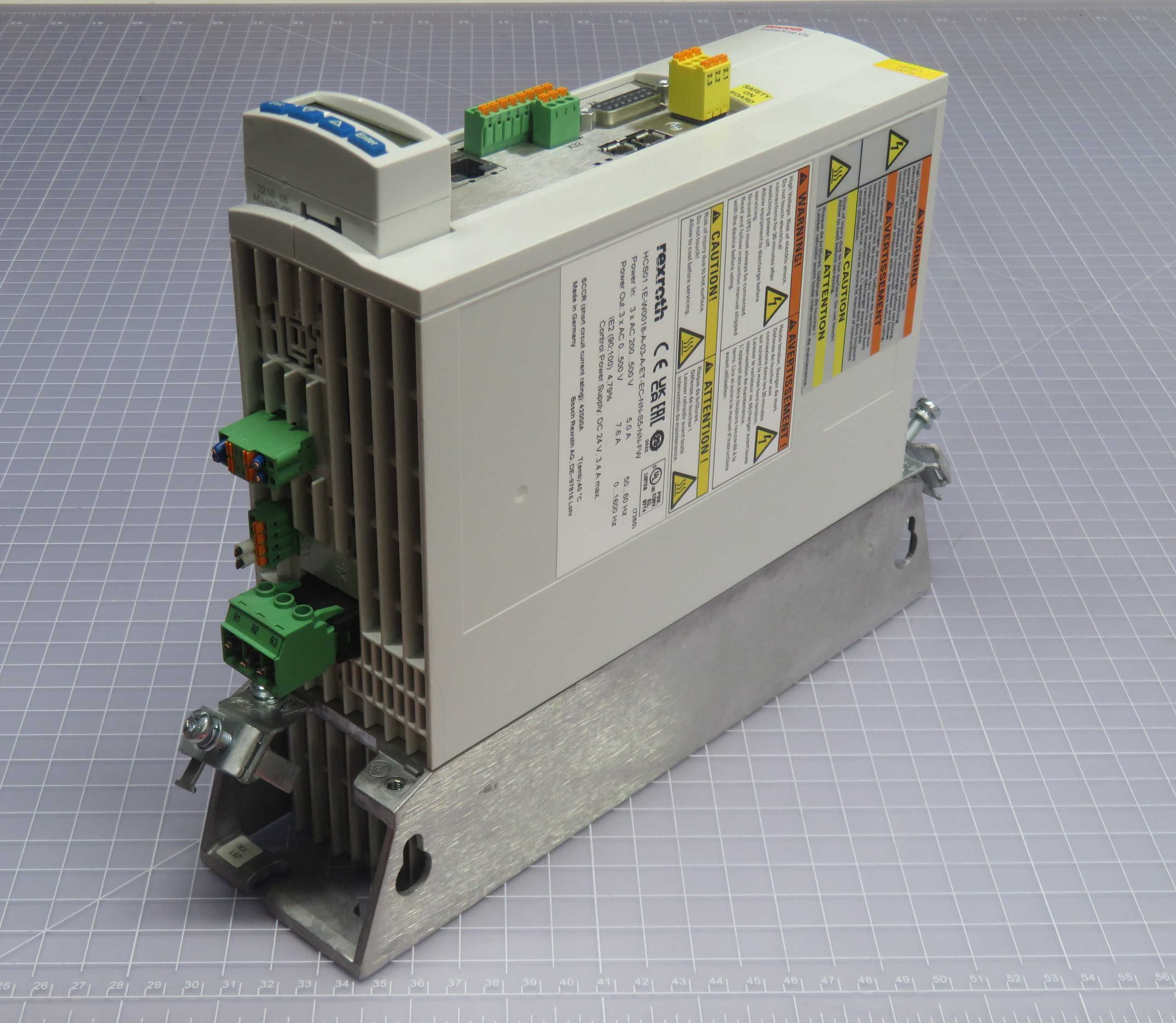 REXROTH HCS01.1E-W0018-A-03-A-ET-EC-NN-S5-NN-FW COMPACT SINGLE-AXIS SERVO DRIVE CONTROLLER - SERVO