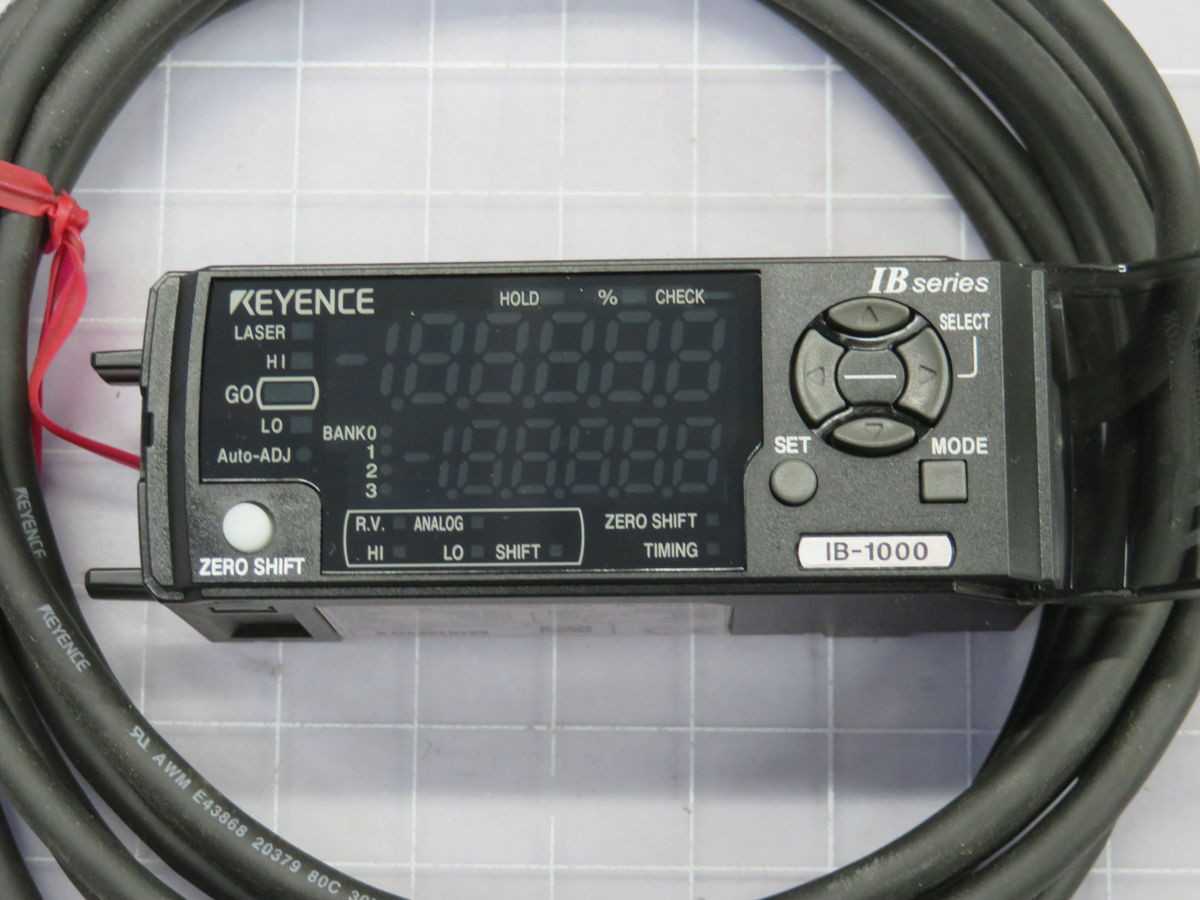 KEYENCE IB-1000 LASER DETECTION SENSOR T255622 - SENSORS