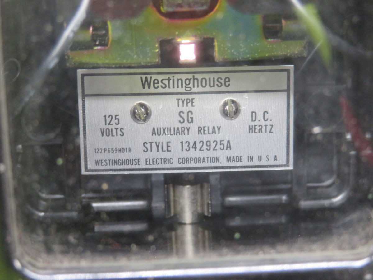 WESTINGHOUSE E8401A AUXILIARY RELAY T255718 - PROTECTION RELAY