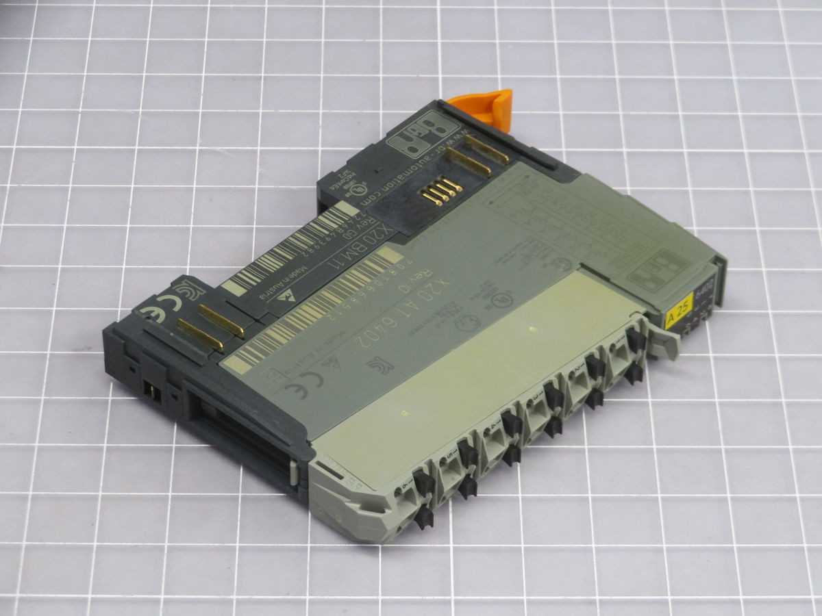 B&R X20 AT 6402 INPUT MODULE T245890 - MOTOR DRIVES