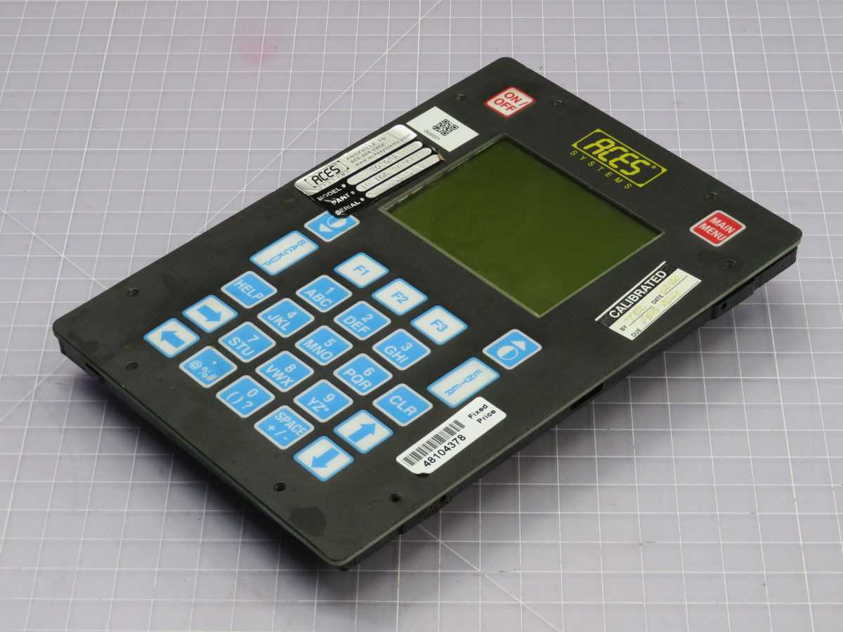 ACES 2020HR Operator Panel T250777 - Enhance Your Operations Today! - OPERATOR CONTROLS