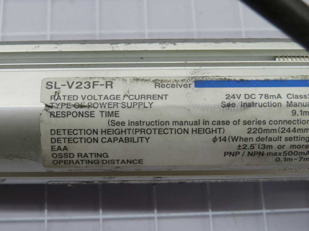 Keyence SL-V23F-R Safety Light Curtain T257458 - Reliable Protection for Your Workspace - SENSORS
