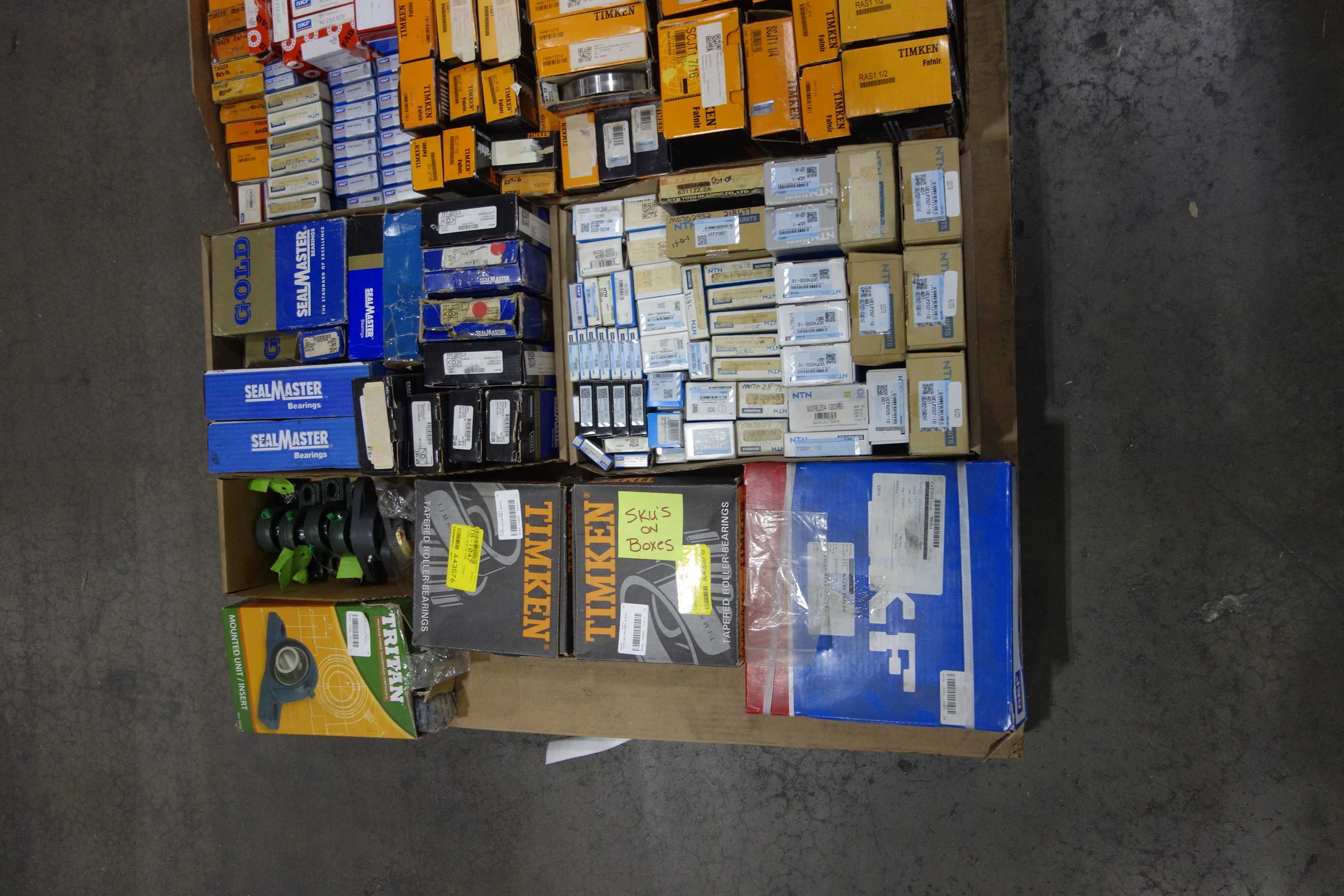 SKU 1772291 - PALLET OF ASSORTED BEARINGS - BEARINGS