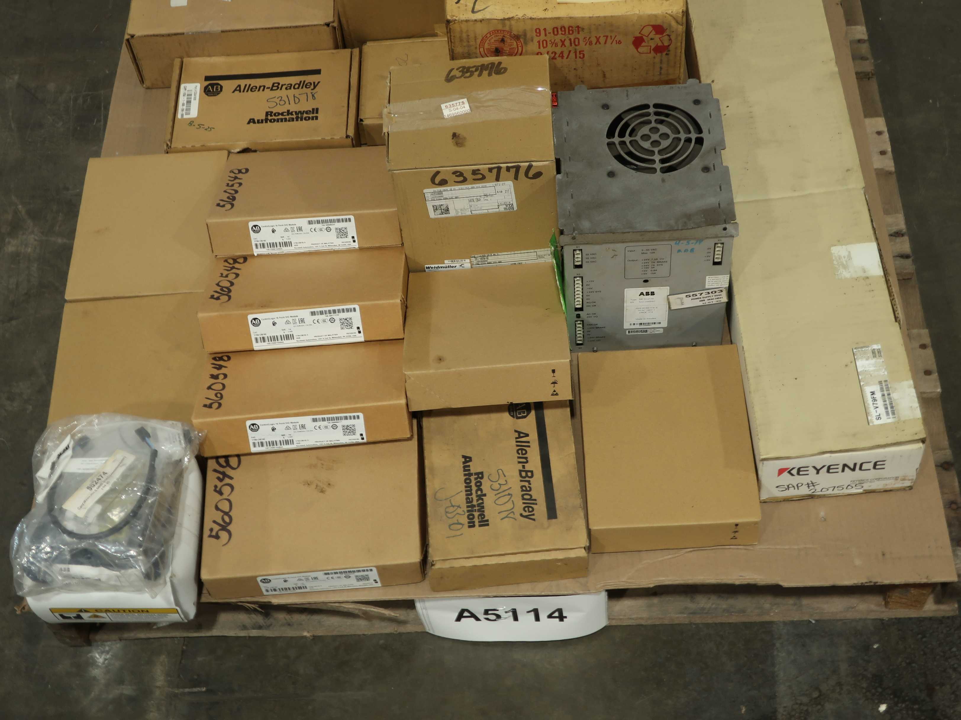 PALLET OF ASSORTED AUTOMATION - AUTOMATION & CONTROLS