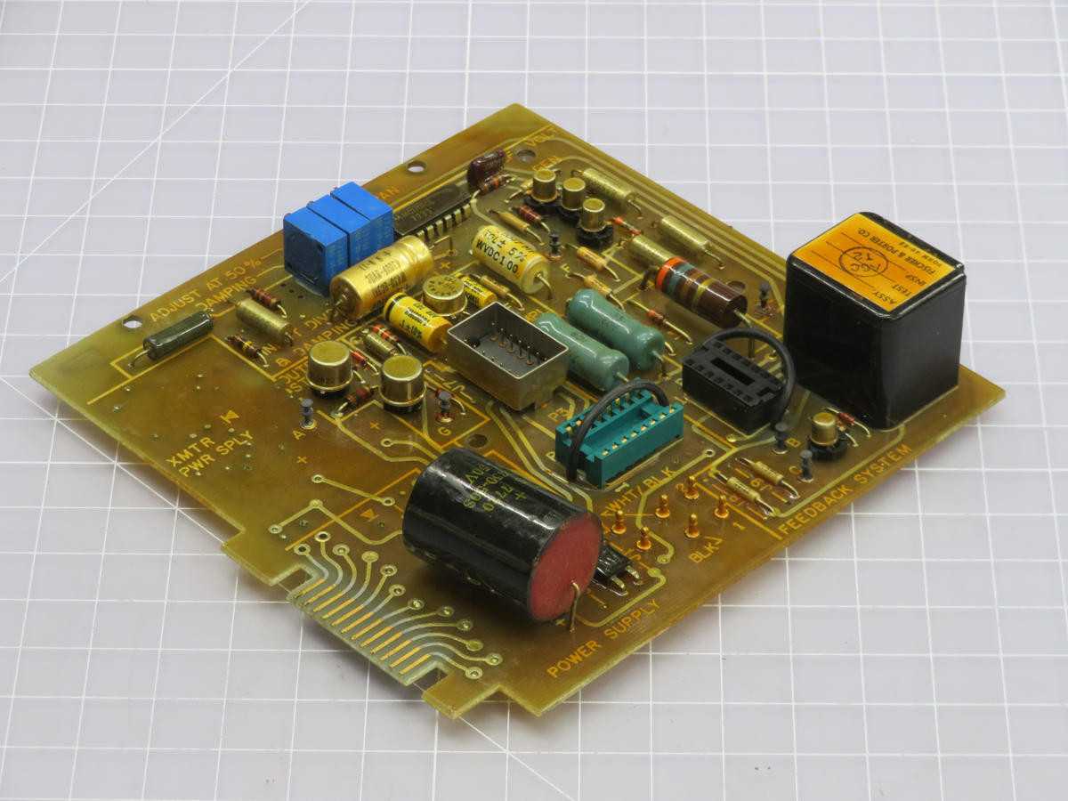 FISCHER & PORTER B167U03 PC CONTROLLER AMPLIFIER T235373 - PCB CIRCUIT BOARDS