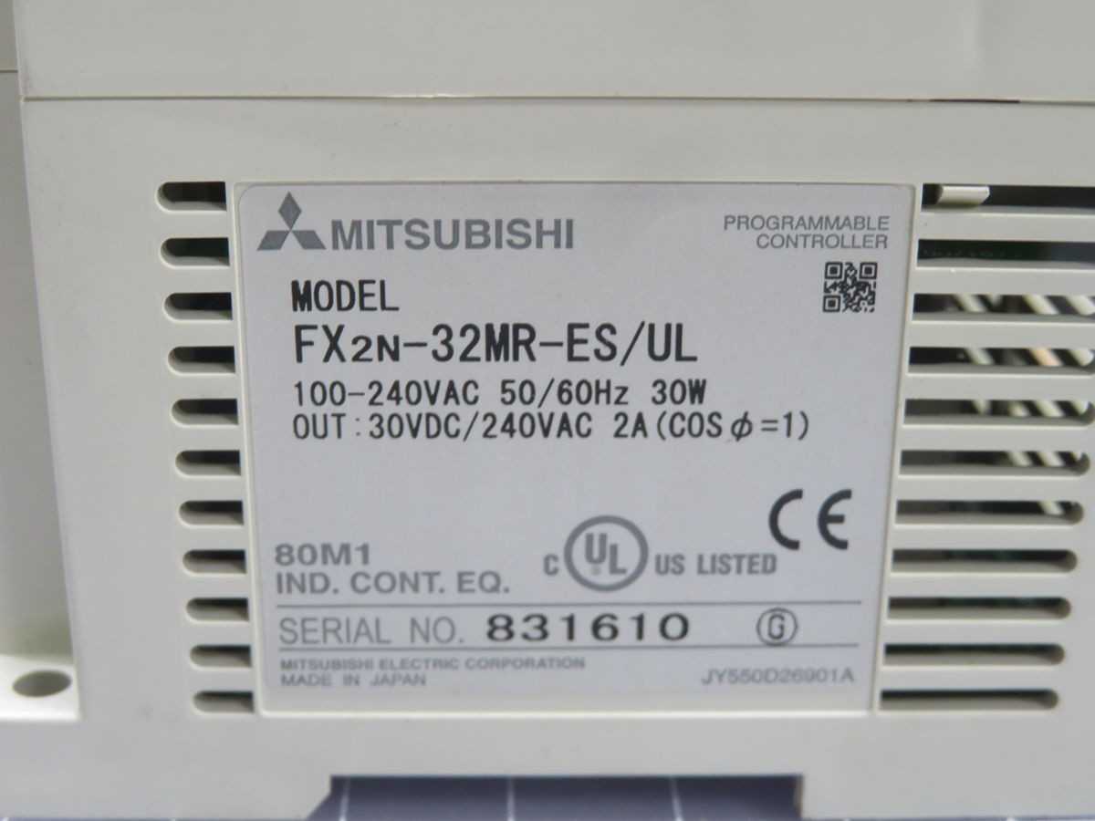 MITSUBISHI FX2N-32MR-ES/UL PLC MODULE T247378 - PLC MODULES