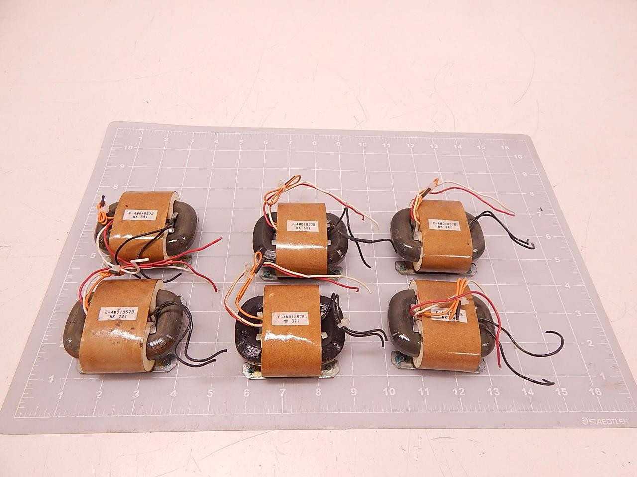 Lot Of 6 C-4M01857B NK 641 Transformers T77863 - POWER TRANSFORMERS