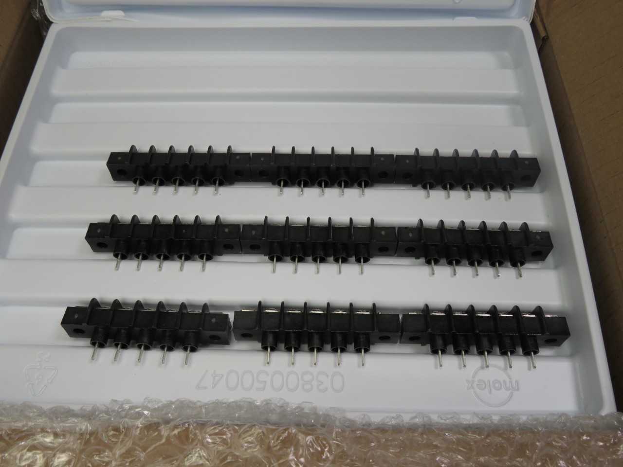 LOT OF 225 MOLEX 0387105005 CONN BARRIER STRIP 5CIRC 0.375"
T153093 - TERMINAL BLOCKS