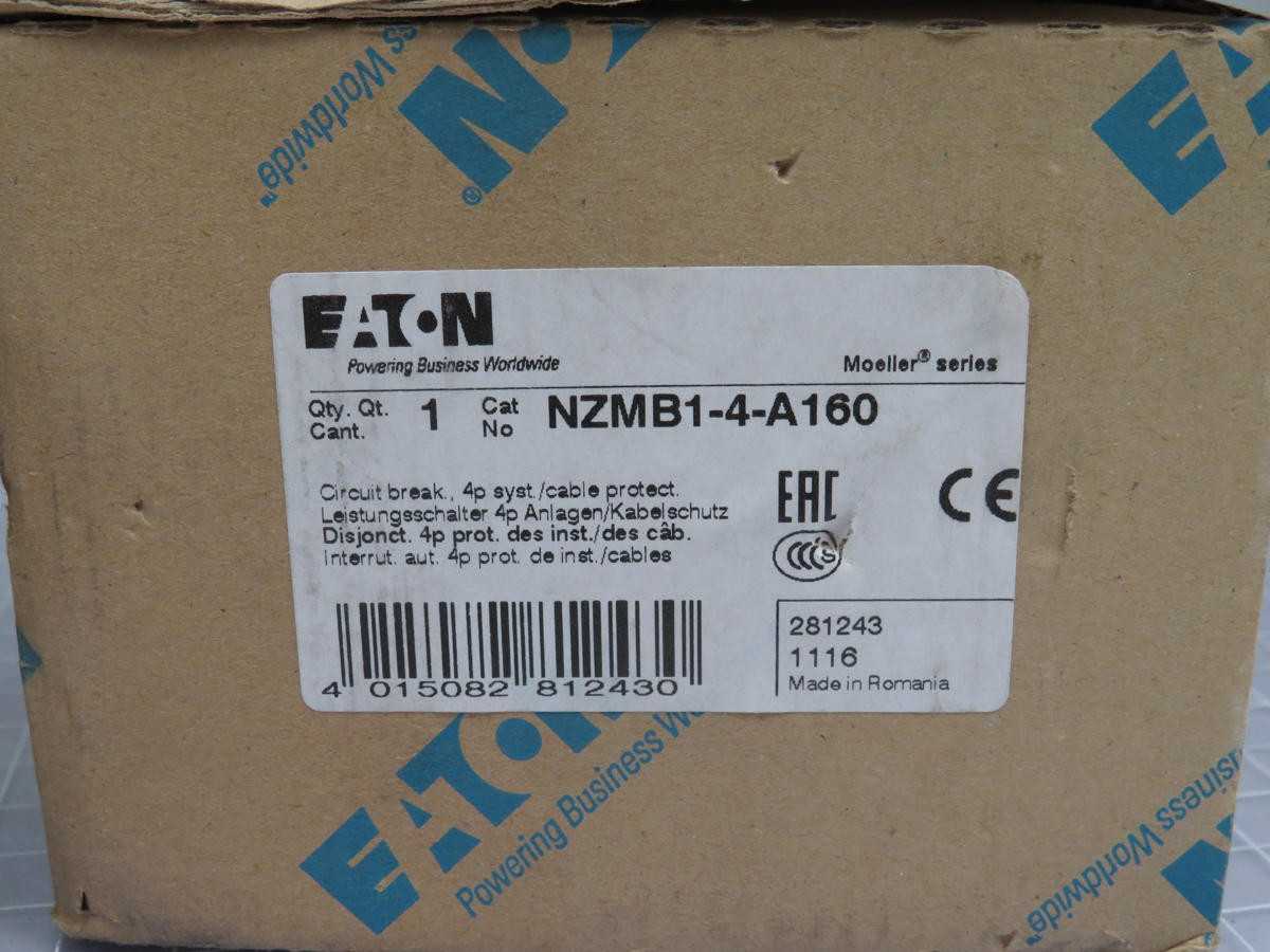 EATON NZMB1-4-A160 CIRCUIT BREAKER T201815 - CIRCUIT BREAKERS