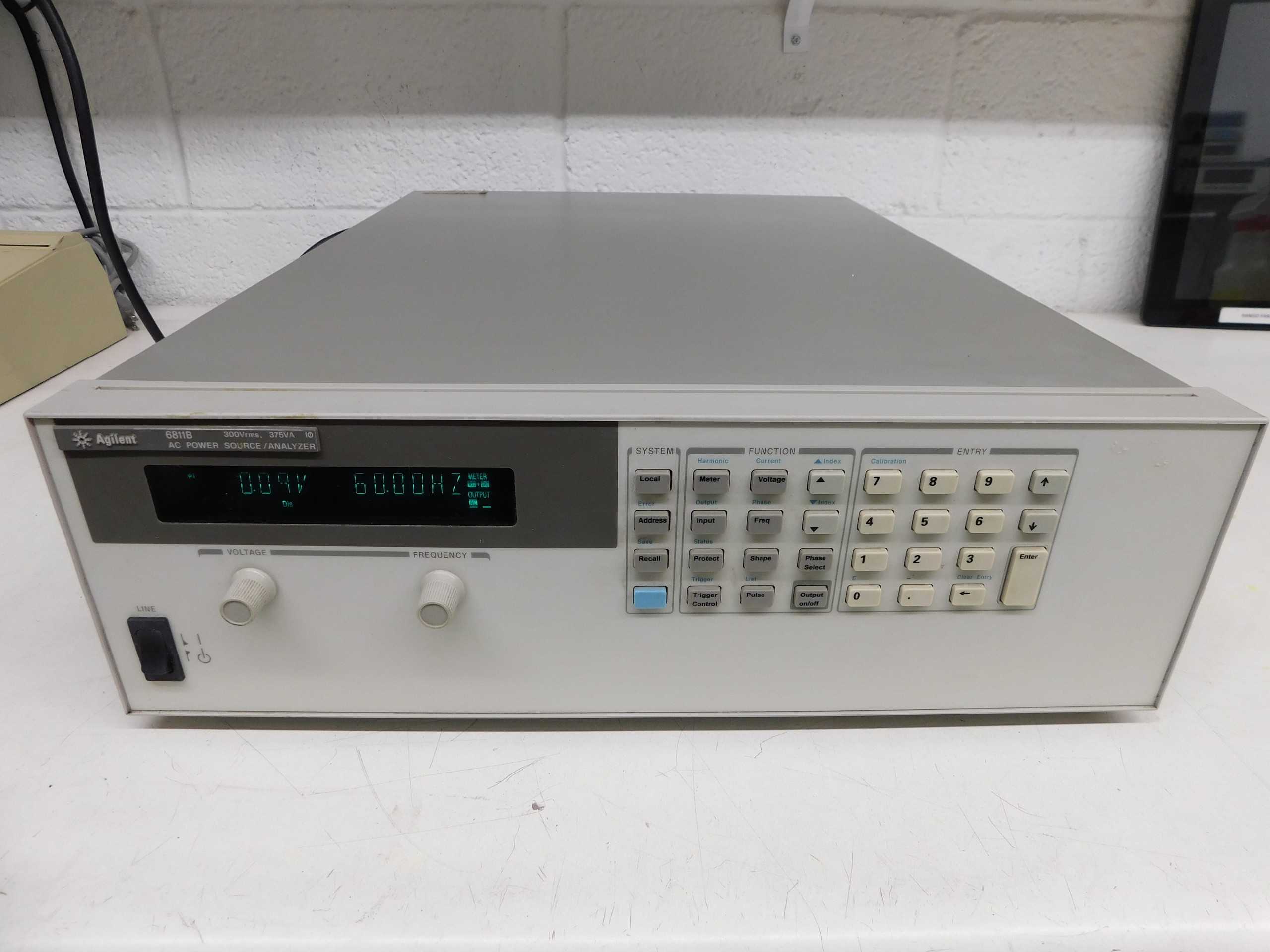 AGILENT 6811B AC POWER SOURCE/ANALYZER, 300VRS,40--1000HZ,375VA,1PH - ANALYZER