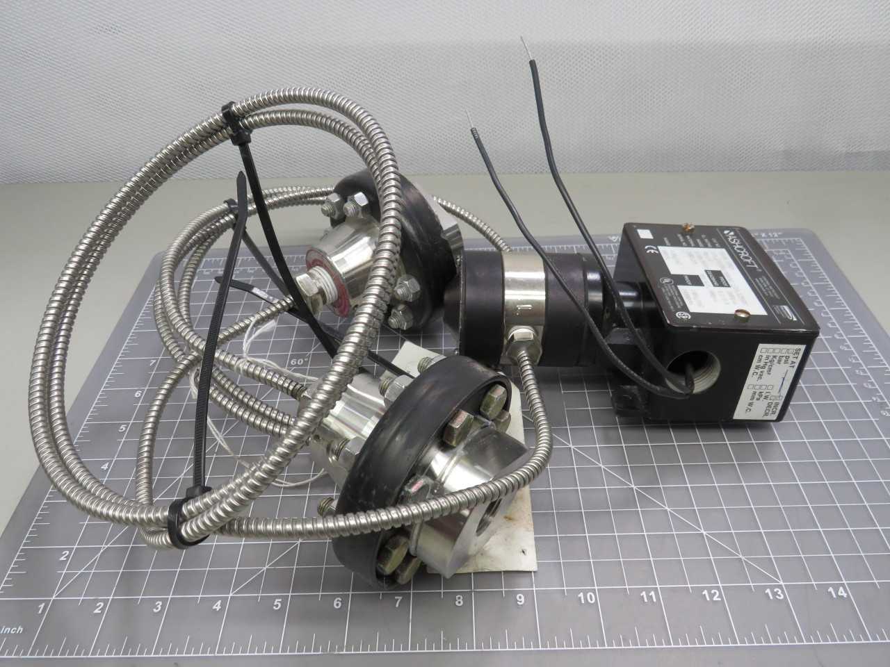 ASHCROFT D424V XFMFS DIFFERENTIAL PRESSURE CONTROL SWITCH ASSEMBLY T155512 - SWITCHES