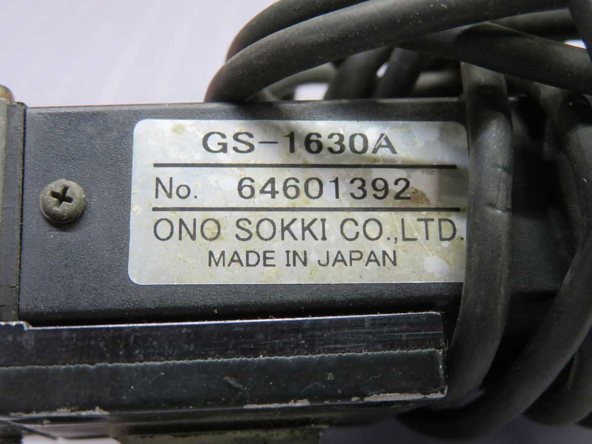 ONO SOKKI GS-1630A LINEAR GAUGE SENSOR T255297 - INDUSTRIAL PARTS