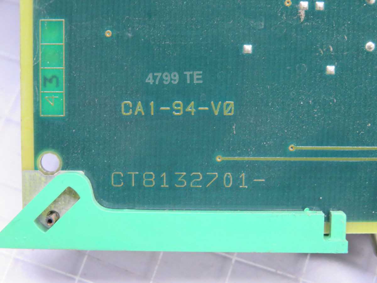 Charmilles CT8132701 Communication Board Assembly T255177 - POWER SUPPLIES