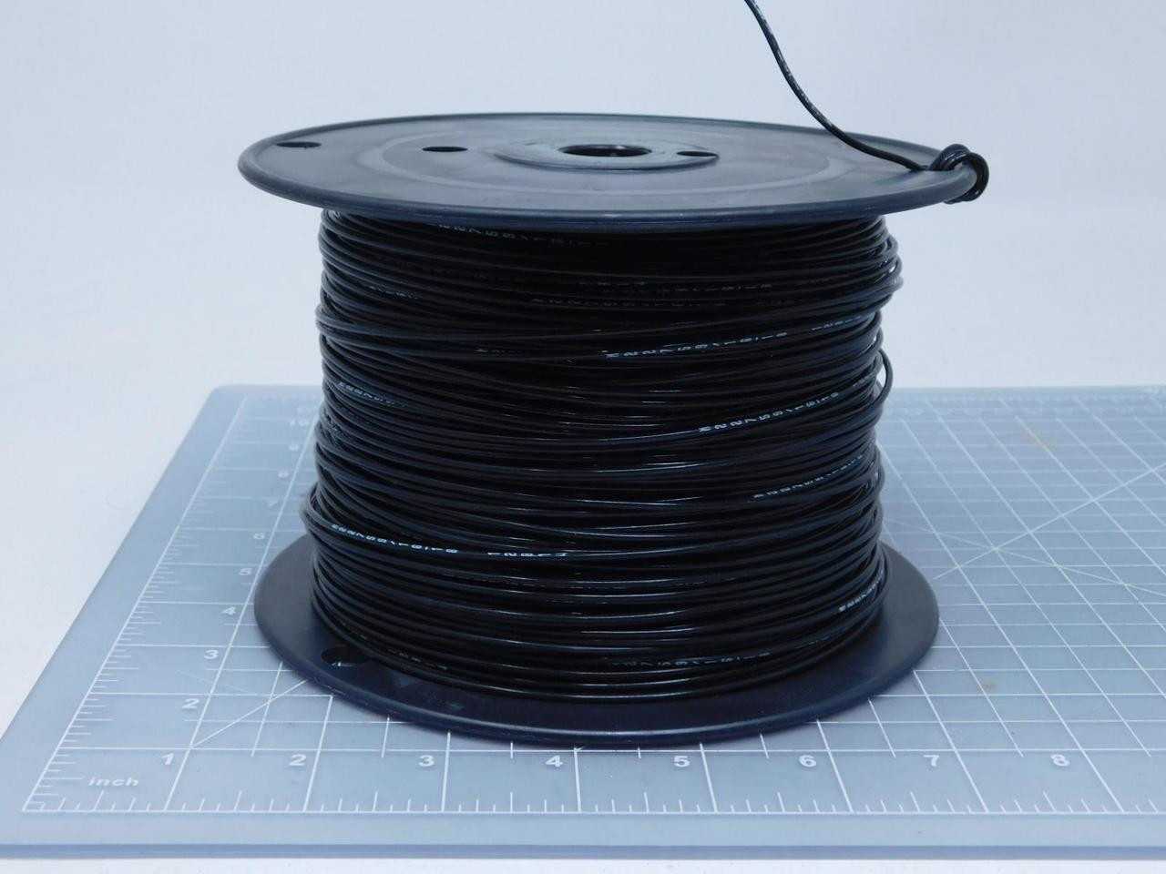 AZ181930 18 AWG Hook-Up Wire 19/30 Black 600V 900ft - High Quality Electrical Cable - ELECTRICAL WIRE
