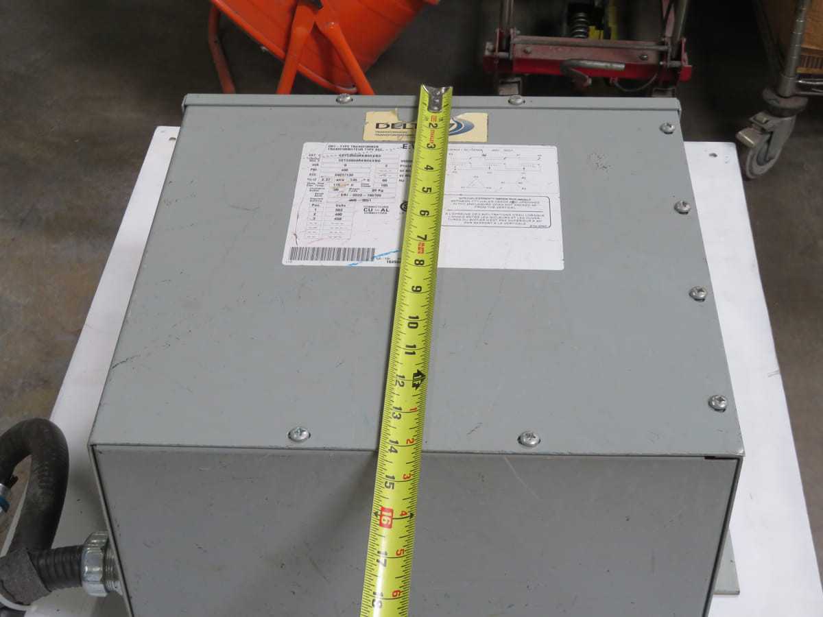 EVI CETC0009RKB6XXXBD TRANSFORMER 9 KVA 3 PH 480 PRI 280/139 T198483 - MACHINING ACCESSORIES & TOOLING