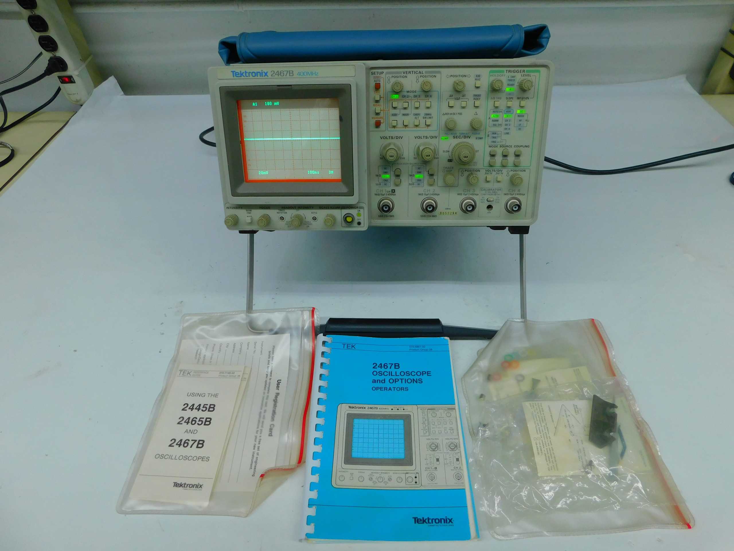 TEKTRONIX 2467B OSCILLOSCOPE 4CH, 400MHZ - ANALYZER